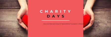 Szablon projektu Charity Days poster Twitter