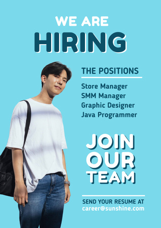 Poster hiring IT specialist Poster Design Template