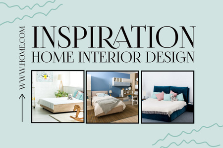 Home Interior Design Inspiration Mood Board Design Template