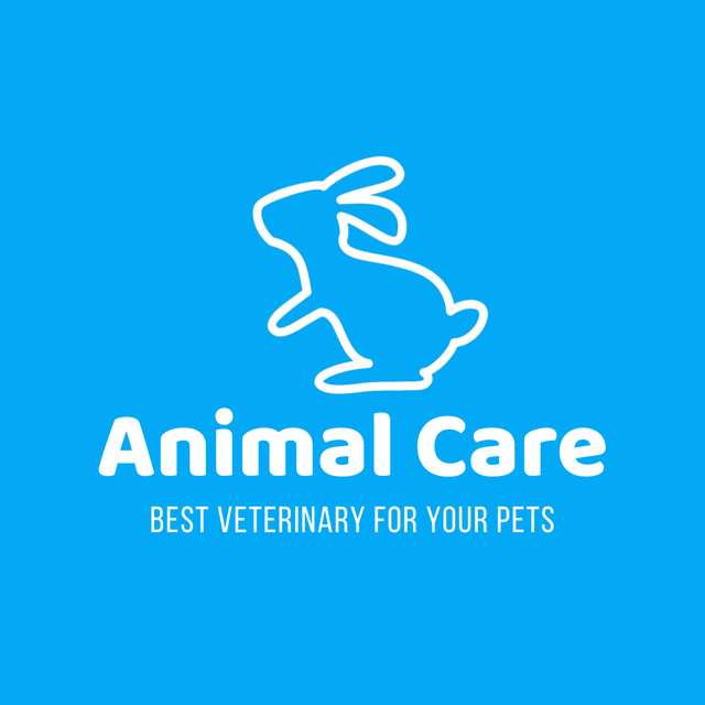 Best Veterinary Services for Animal Care Animated Logoデザインテンプレート