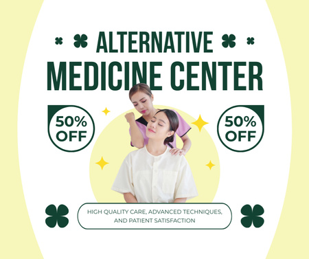 Platilla de diseño Advanced Alternative Medicine Center Services At Half Price Facebook