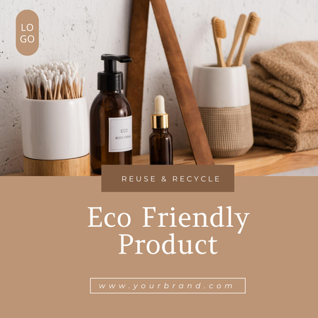 Eco-Friendly Products for Home Instagram Design Template
