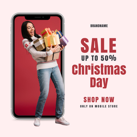 Christmas offers Instagram AD – шаблон для дизайну