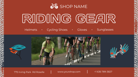 Efficient Bike Gear Variety With Discounts Full HD video Design Template