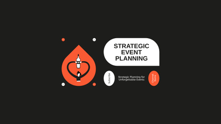 Modèle de visuel Services de planification d’événements stratégiques - Youtube