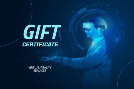 Extended reality​ Gift Certificate Design Template