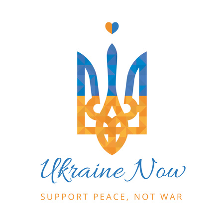 Support Now Peace in Ukraine Instagram Design Template