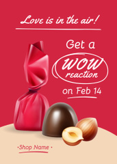 Candy Shop Ad on Valentine's Day