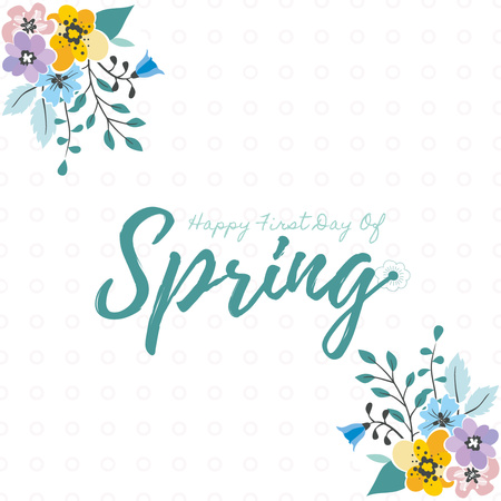 Happy Spring Wishes Instagram tervezősablon