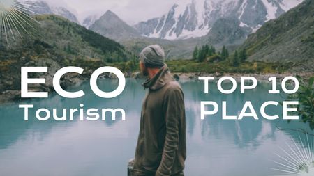Ontwerpsjabloon van Title van Blogbanner over Eco Travel