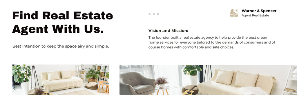 Template di design Real Estate Agency Offer Tumblr