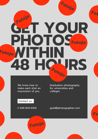 Photography Studio Services Poster B2 Design Template