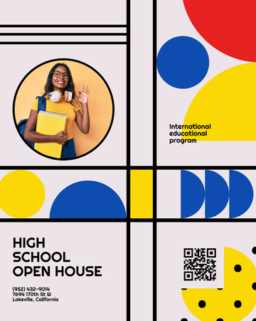 School Apply Announcement Poster 16x20in – шаблон для дизайна