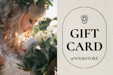 Discount on Wedding Services Gift Certificate Design Template