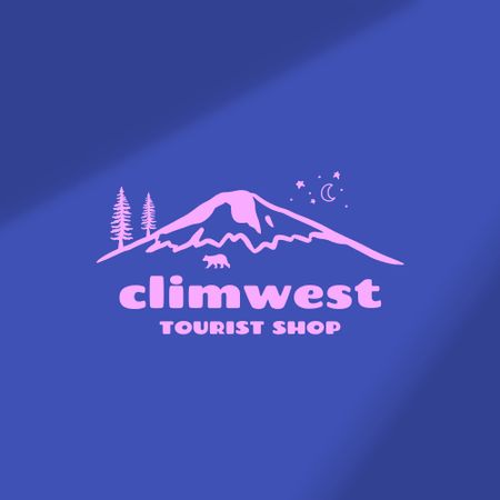 Touristic Shop Services Offer Logo Design Template