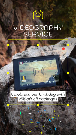 Scenic Sunrise And Videography Service Offer With Discount TikTok Video Design Template