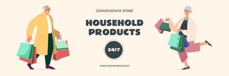 Household Products Offer Twitter Design Template