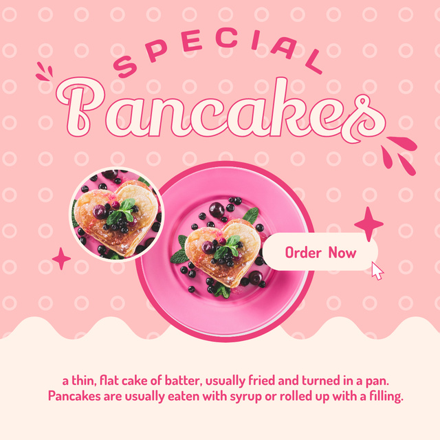 Platilla de diseño Sweet Pancakes Offer Instagram