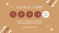 Loyalty Program by Sandwiches Retail Business