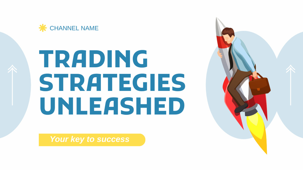 Platilla de diseño Offering First-Class Strategies for Stock Trading Youtube Thumbnail