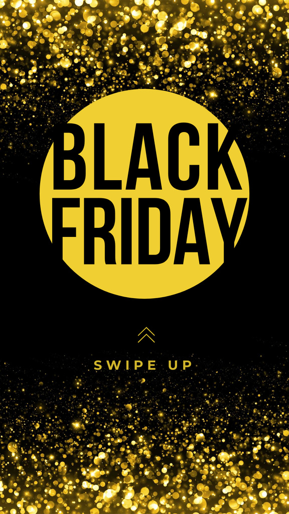 Black Friday Sale Bright Announcement Instagram Story Design Template