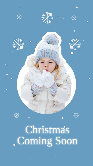 Christmas Coming Soon Instagram Video Story Design Template