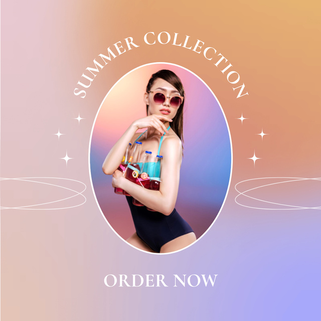 Designvorlage Phenomenal Summer Offer Of Swimwear Collection für Instagram