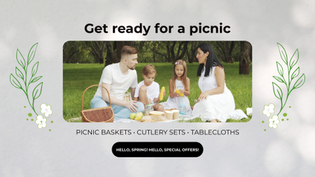 Picnic Sets For Families Offer Full HD video Design Template