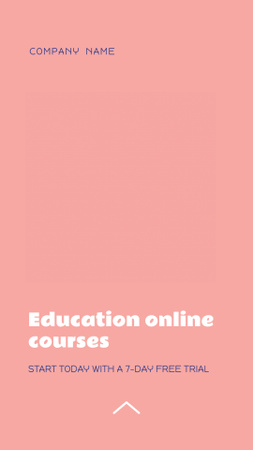 Online Courses Ad Instagram Video Story tervezősablon