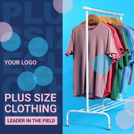 Offer of Stylish Plus Size Clothing Instagram Design Template