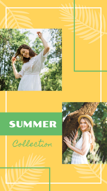 Template di design New Summer Collection Instagram Story