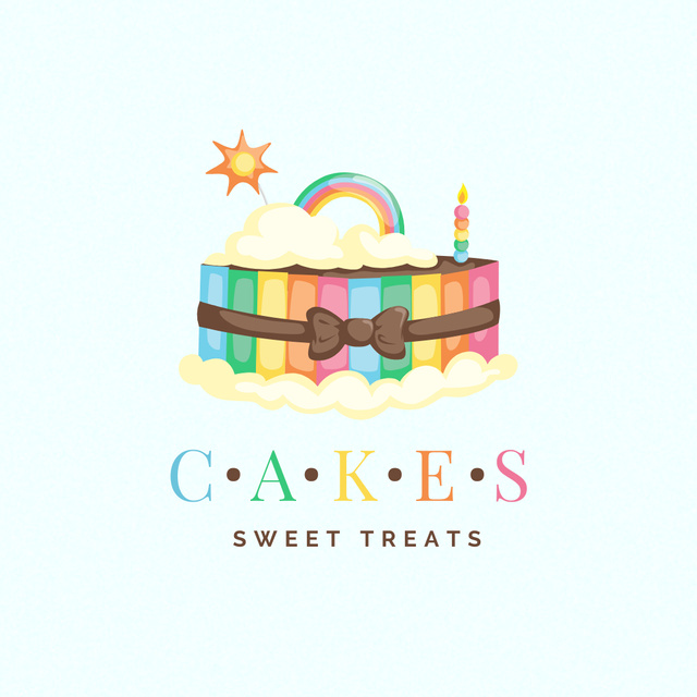 Birthday Cakes for Your Special Day Logo Modelo de Design