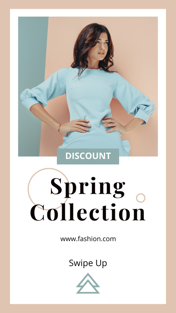 Designvorlage Women Spring Collection für Instagram Story