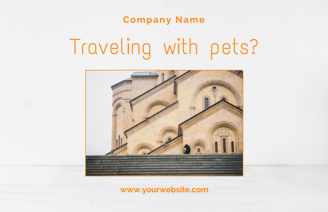 Travel with Pets Tips Flyer 5.5x8.5in Horizontal Design Template