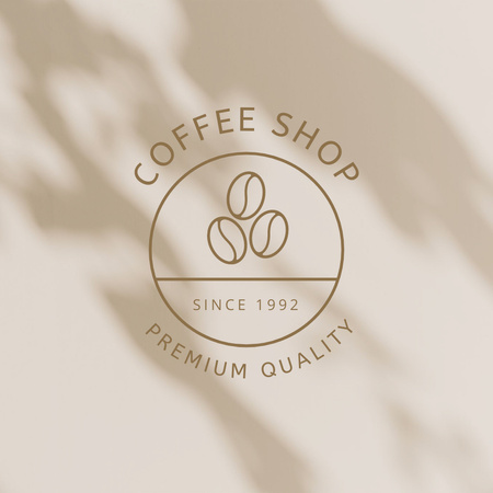 Template di design Caffè aromatico in Cafe Logo