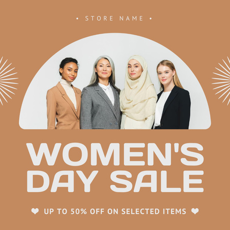 Platilla de diseño International Women's Empowerment Day Sale Announcement Instagram