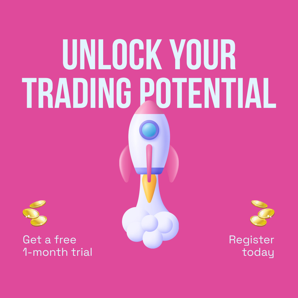 Ways to Open Trading Potential for Profitable Trades Instagramデザインテンプレート