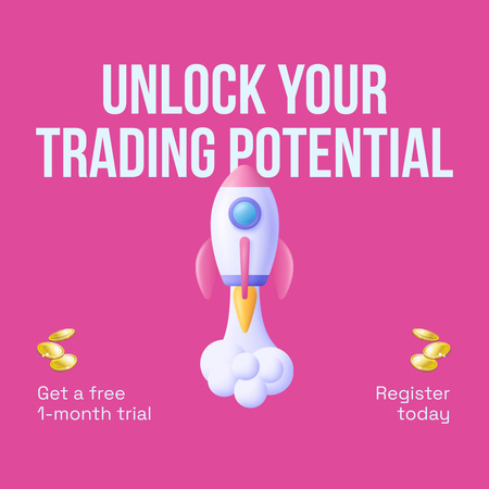 Ways to Open Trading Potential for Profitable Trades Instagram Design Template