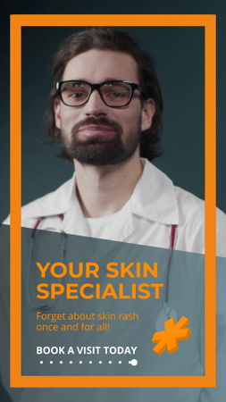Template di design Offerta di servizi specialistici per la pelle professionale TikTok Video