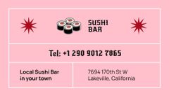 Sushi Bar Ad