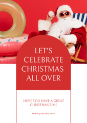 Announcement of Christmas Party with Santa