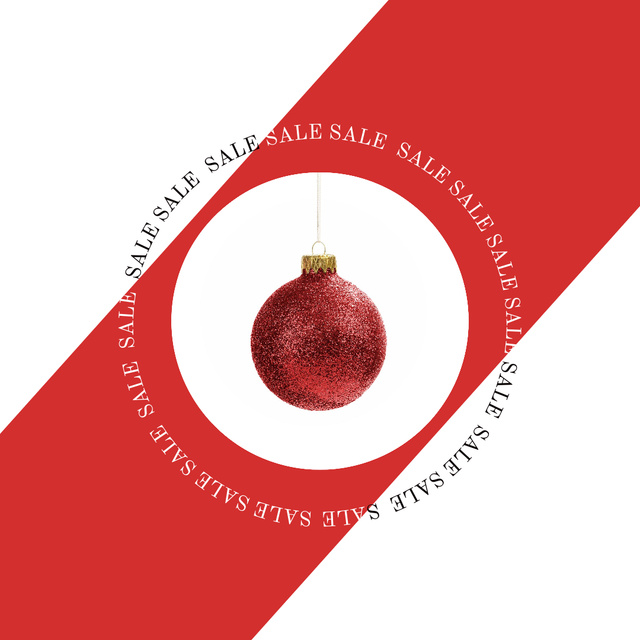 Designvorlage Unbeatable Christmas Sale Announcement für Instagram