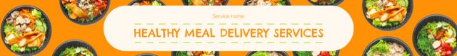 Platilla de diseño Healthy Meal Delivery Service Leaderboard