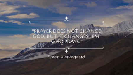 Designvorlage Religious Quote About God And Change für Full HD video