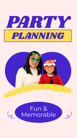 Planning New Year's Parties Instagram Story Design Template