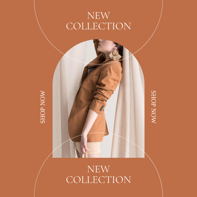 Designvorlage Chic Female Fashion Clothes für Instagram