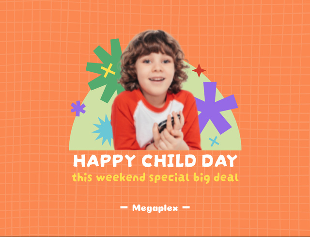 Platilla de diseño Children's Day Special Deal Postcard 4.2x5.5in