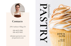 Pastry Baking Masterclass Promotion In Beige