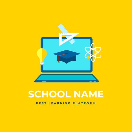 Plantilla de diseño de Educational Courses Ad Animated Logo 
