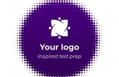 Image of Company Emblem in Purple Circle
